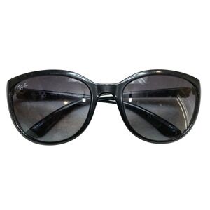 Ray-Ban RB4167 601/8G Sunglasses Black Frame Gray Gradient Lens Italy